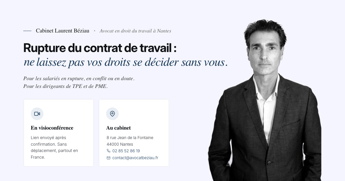 LB Avocat Droit du travail Nantes